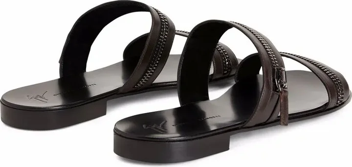 Brad zip-detail sandals - Image 3