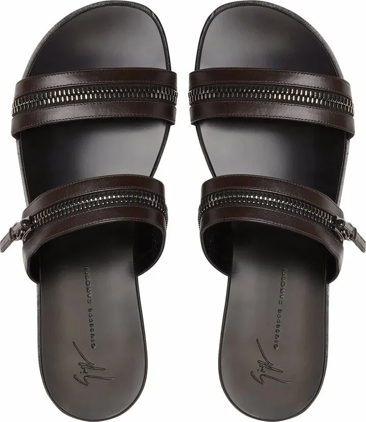 Brad zip-detail sandals - Image 4