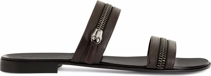 Brad zip-detail sandals