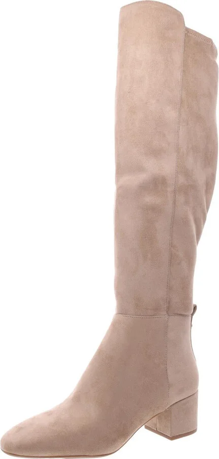 Braden Mid Boot Womens Zip Up Slip On Over-The-Knee Boots