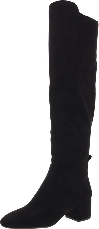 Braden Womens Faux Suede Zip Up Over-The-Knee Boots