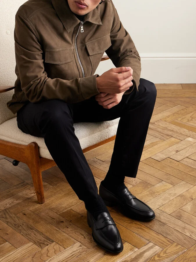 Bradley II Leather Penny Loafers - Image 2