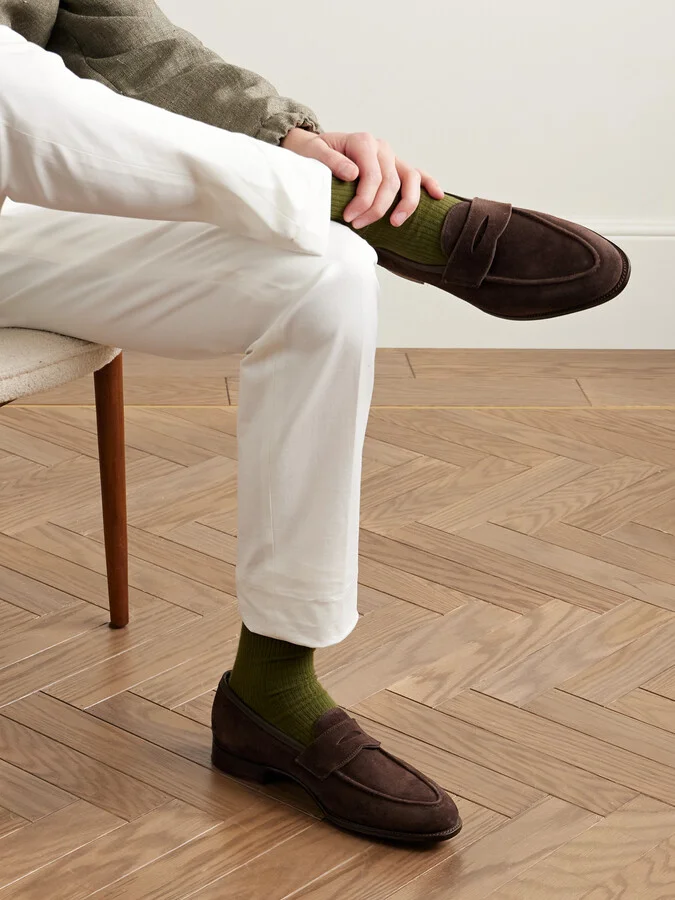 Bradley II Suede Penny Loafers - Image 2