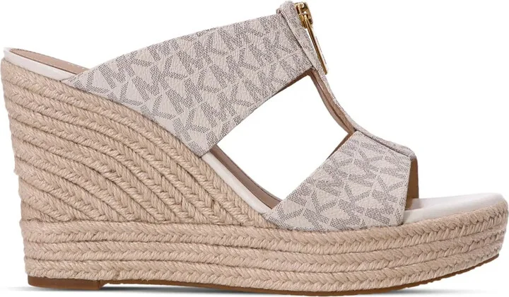 Bradley leather wedge sandals