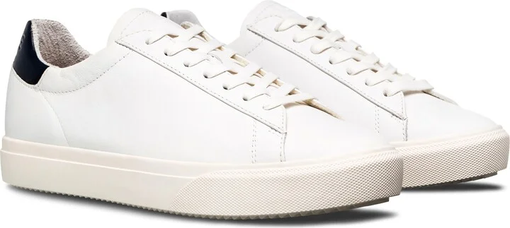 White Leather Navy