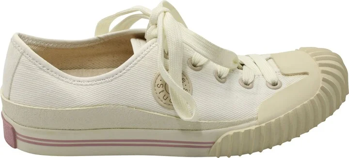 Brady Low Top Sneakers in Ivory Canvas