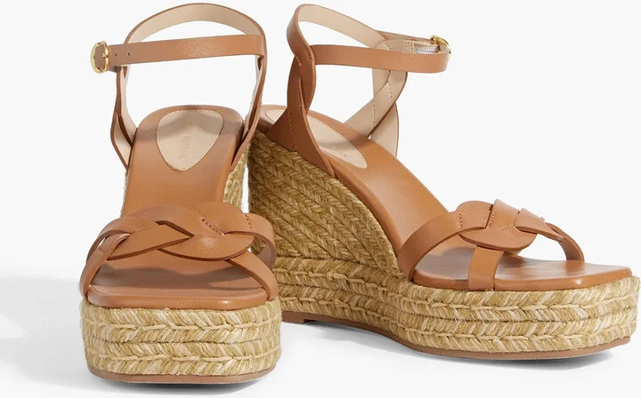 Braida Max leather espadrille wedge sandals - Image 2
