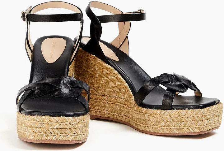 Braida Max leather espadrille wedge sandals - Image 5