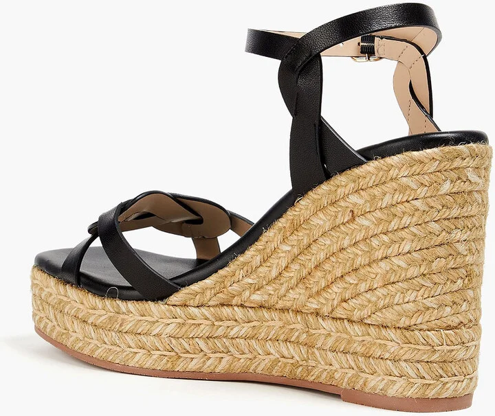 Braida Max leather espadrille wedge sandals - Image 6