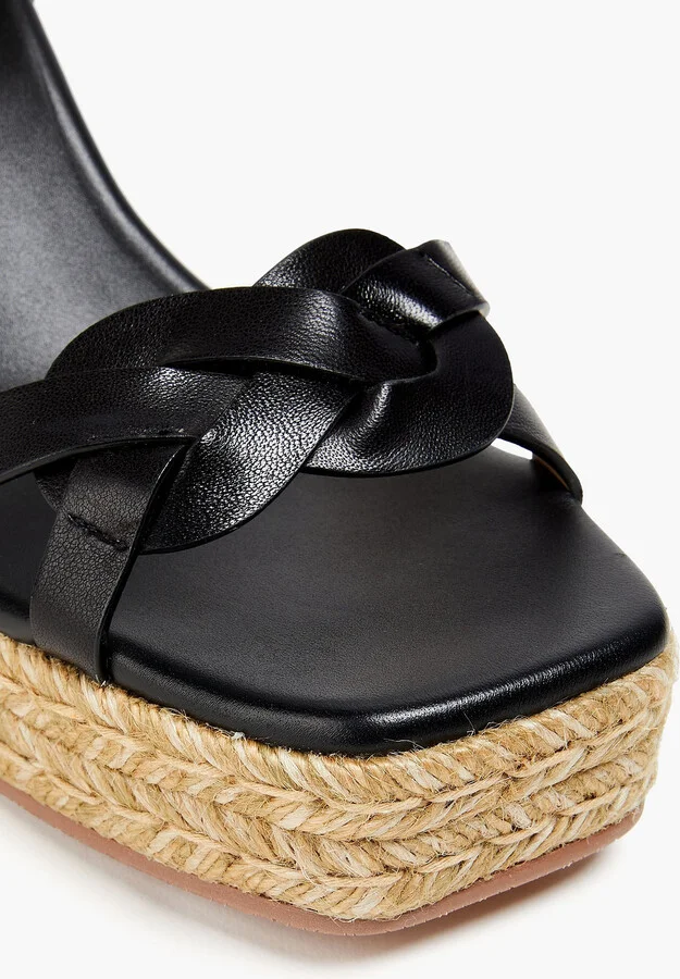 Braida Max leather espadrille wedge sandals - Image 7