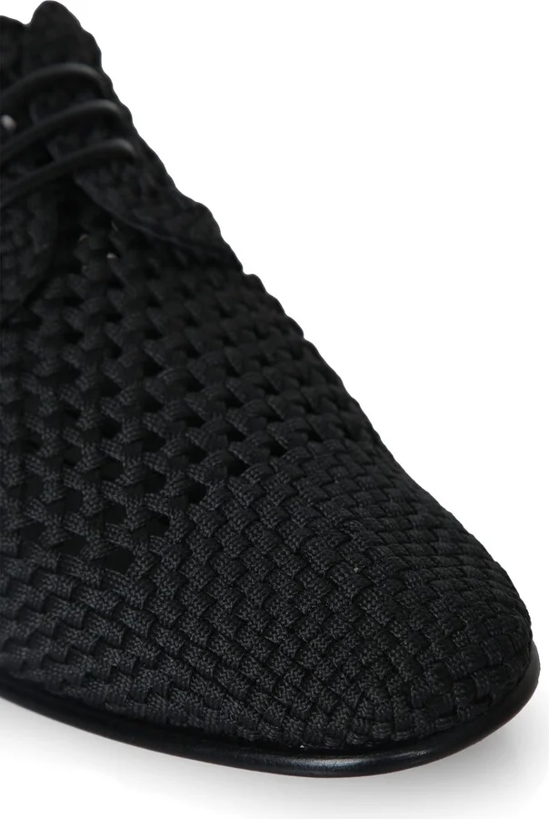 Braided Black Derby Shoes - Image 4