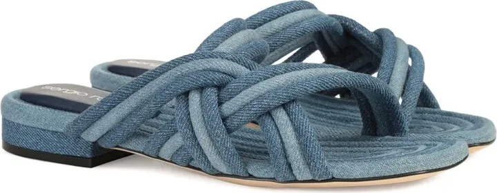 Braided Denim Sandals - Image 2