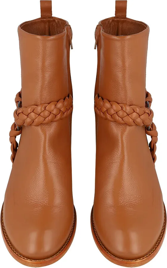 Braided-Detail Ankle Boots - Image 4