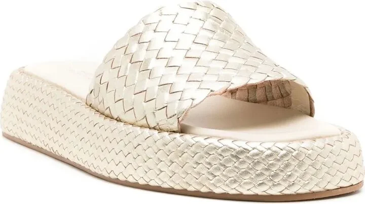 Braided-Detail Flatform Sandals - Image 2