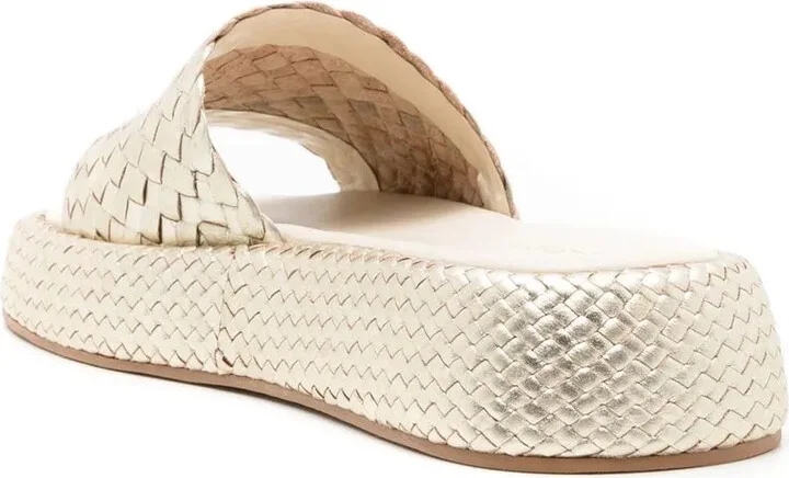 Braided-Detail Flatform Sandals - Image 3