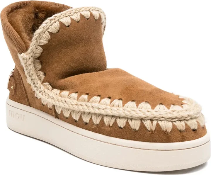 Braided-Detail Suede Boots - Image 2