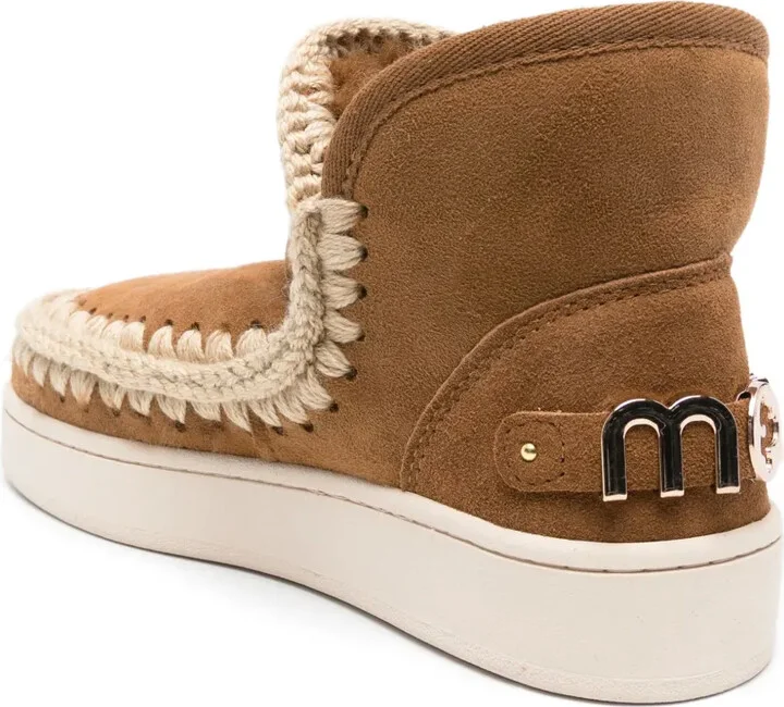 Braided-Detail Suede Boots - Image 3