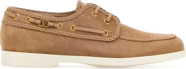 Braided-Edge Boat Shoes