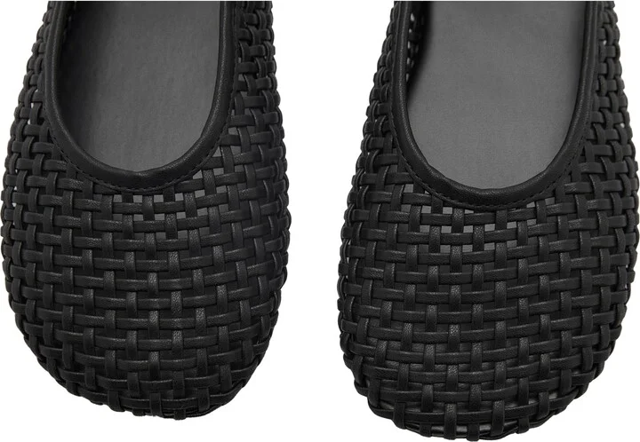 Braided Faux Leather Slingback Flat - Image 2