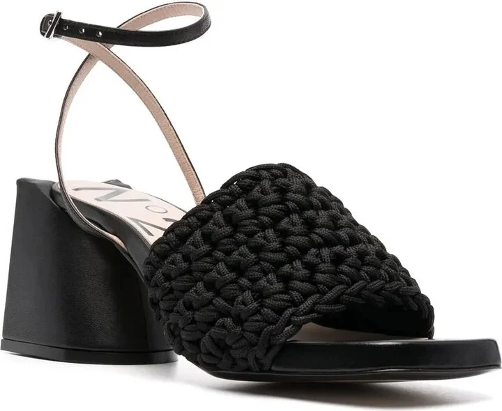 Braided High-Heel Sandals - Image 2