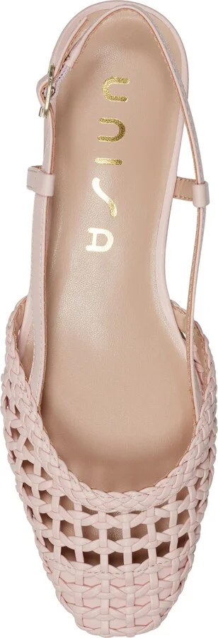 Braided Kitten Heel Slingback Ballet Flat - Image 4