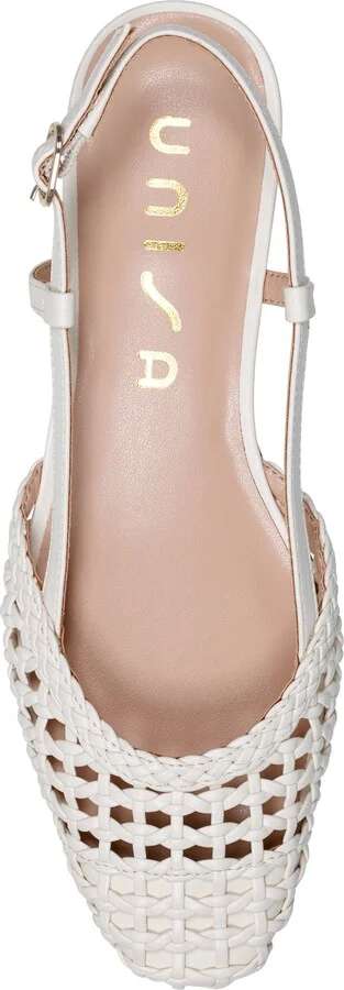 Braided Kitten Heel Slingback Ballet Flat - Image 10