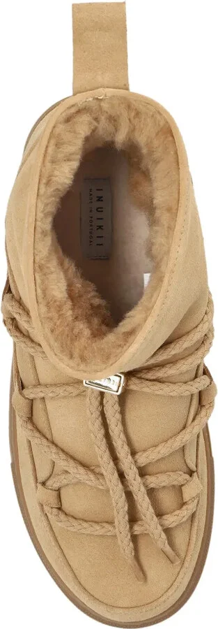 Braided-Lace Suede Boots - Image 3
