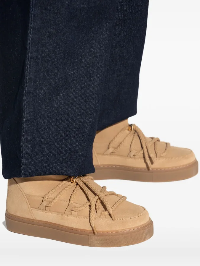 Braided-Lace Suede Boots - Image 5