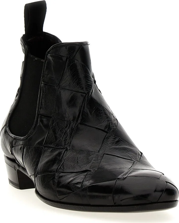 Braided Leather Ankle Boots - Image 2
