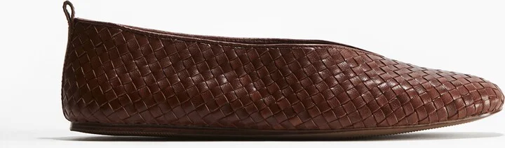 Braided Leather Flats