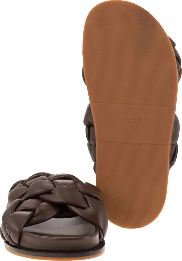 Braided Leather Fussbett Sandal - Image 5