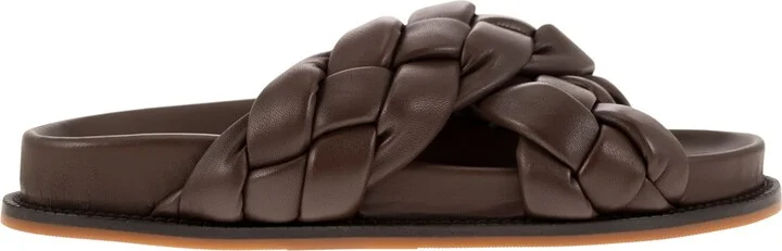 Braided Leather Fussbett Sandal