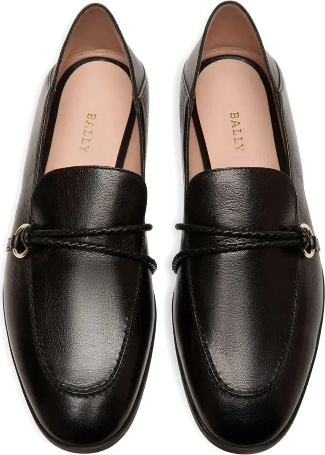 Braided Leather Loafers - Image 3