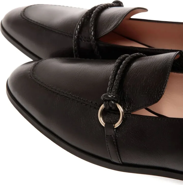 Braided Leather Loafers - Image 5