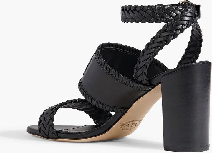 Braided leather sandals - Image 3