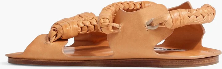 Braided leather sandals - Image 3