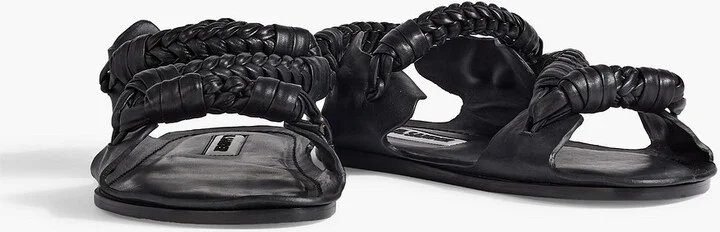 Braided leather sandals - Image 5