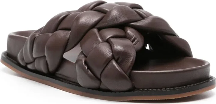 Braided Leather Slides - Image 2