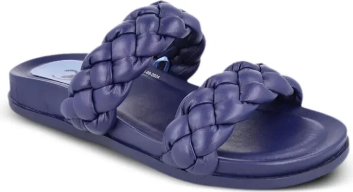 Braided Leather Slides - Image 2