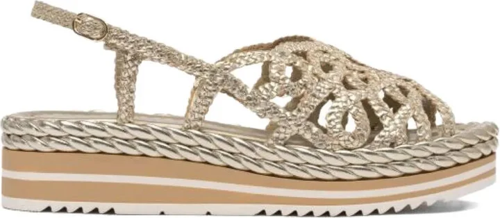 Braided Platform Sandals