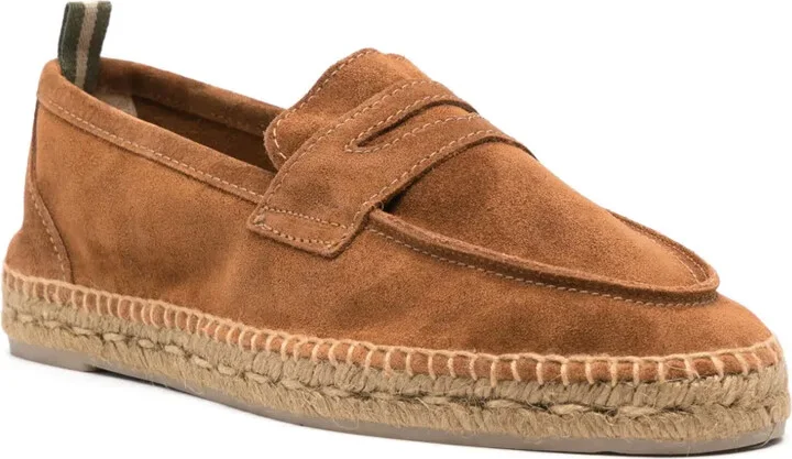 Braided-Raffia Suede Espadrilles - Image 2