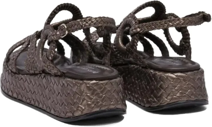 Braided Ring-Detail Sandals - Image 2