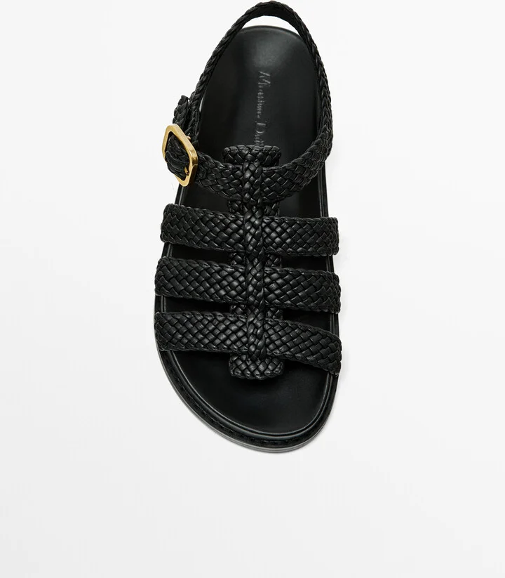 Braided Sandals With Buckle - Image 4