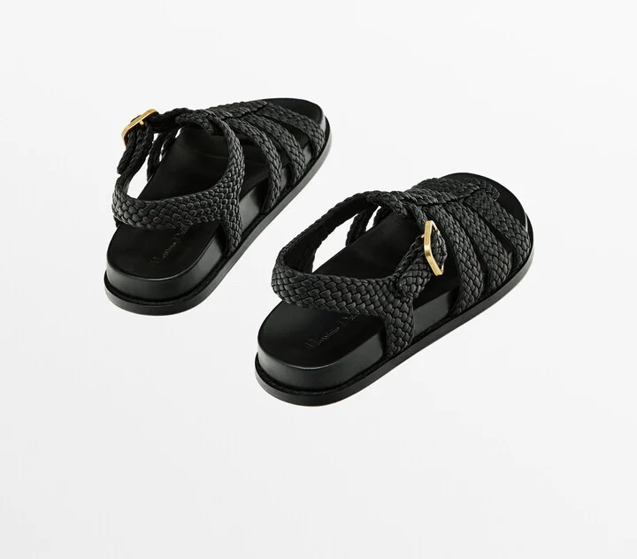 Braided Sandals With Buckle - Image 5