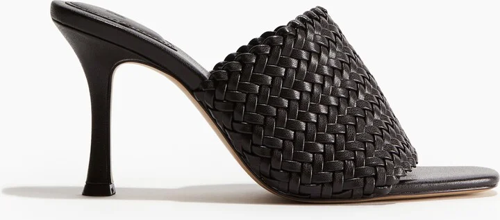 Braided Sandals with Heel