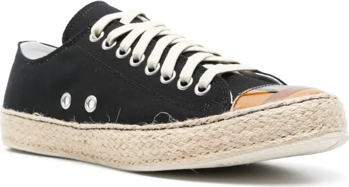 Braided-Sole Canvas Sneakers - Image 2