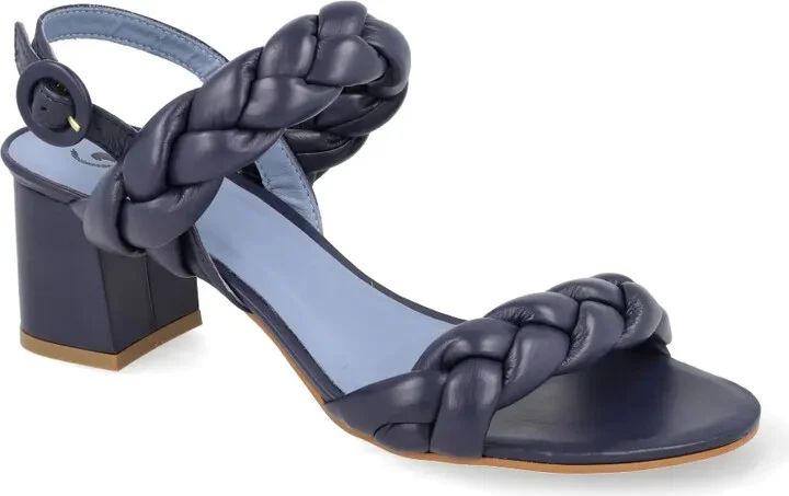 Braided-Strap Block-Heel Sandals - Image 2