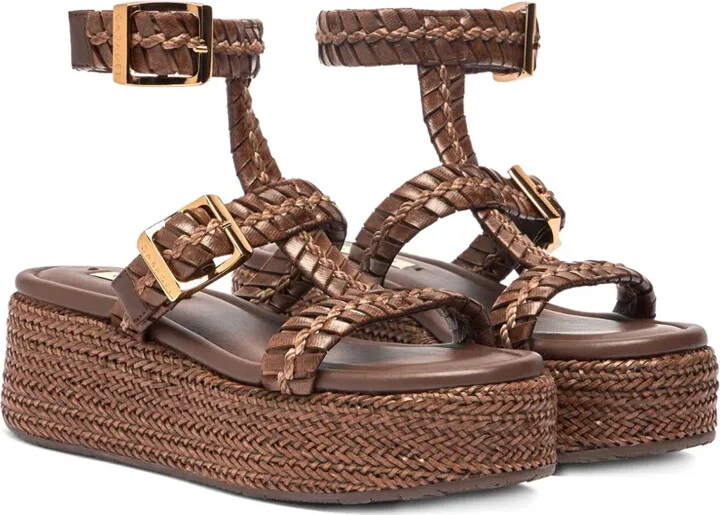 Braided-Strap Heeled Sandals - Image 2