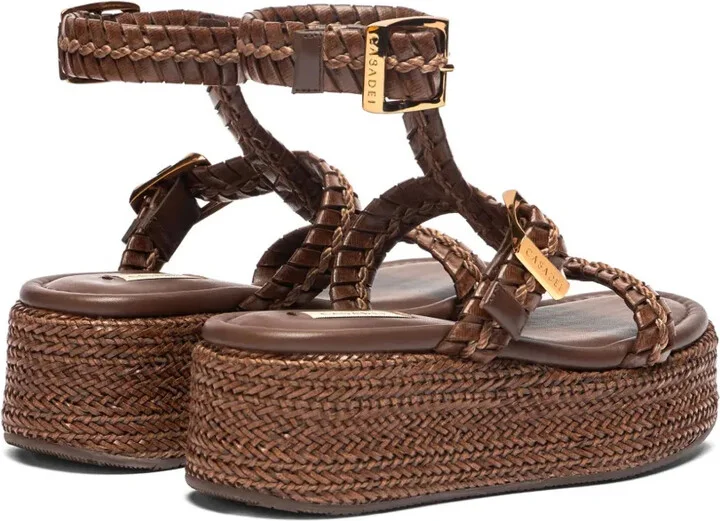 Braided-Strap Heeled Sandals - Image 3