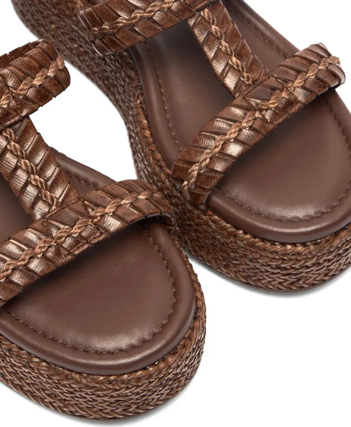 Braided-Strap Heeled Sandals - Image 5